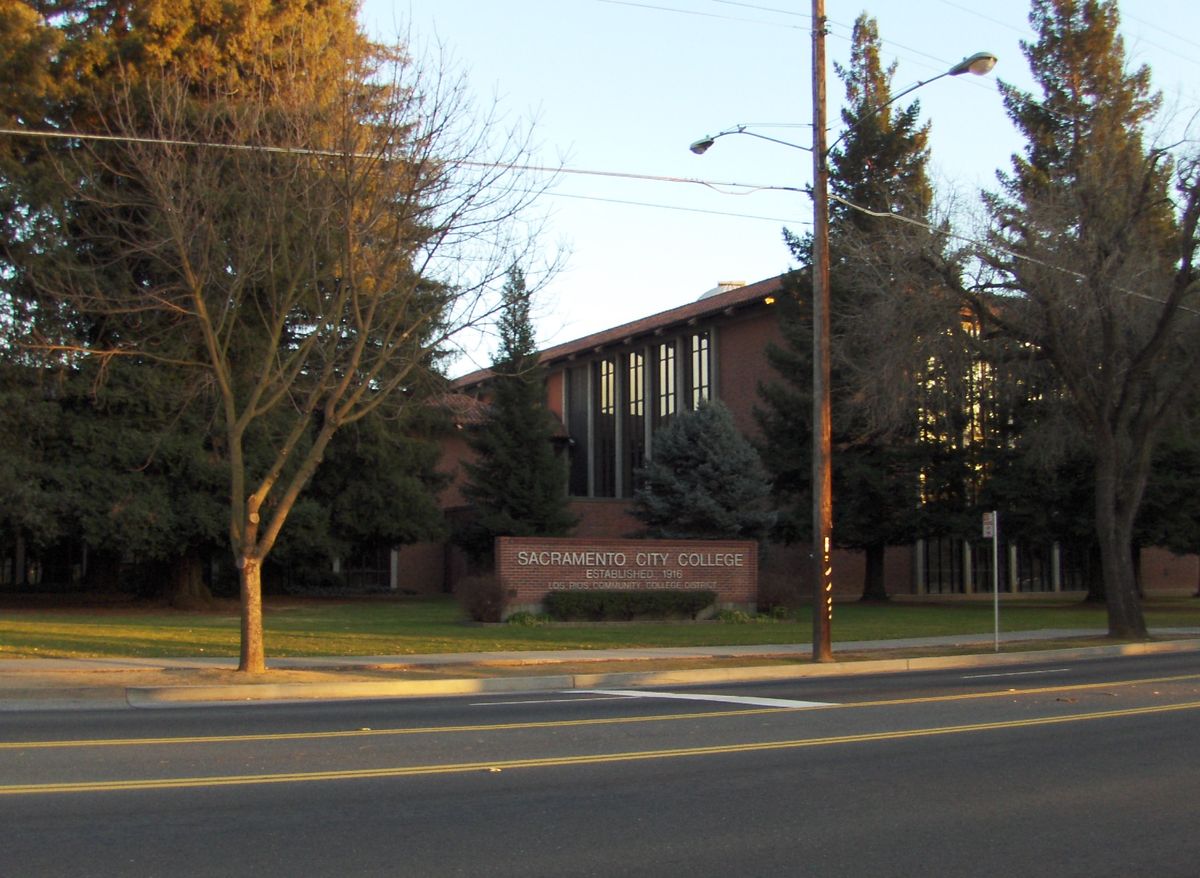 The campus of Sacramento City College on Freeport Boulevard